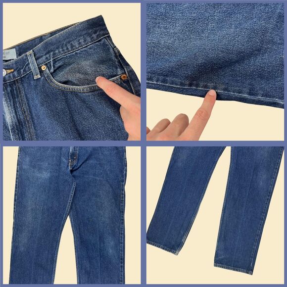 2004 Levis 505 38x34 denim pants, vintage Y2K regular fit medium wash jeans - Picture 7 of 9